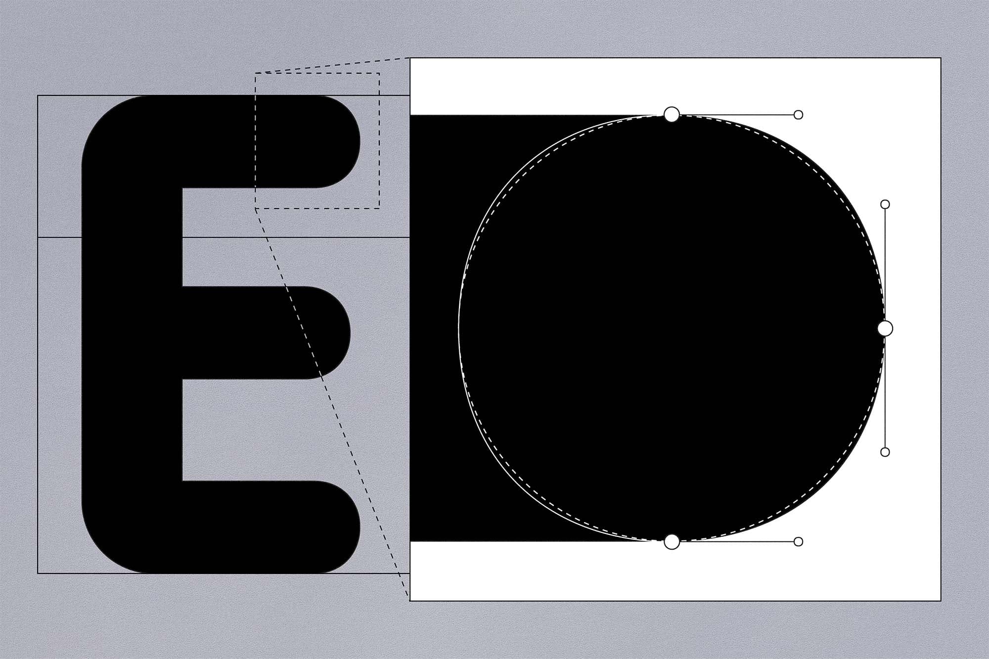 What seems to be a circle is in fact a squircle. Plastik’s stroke terminals and corners are optically adjusted to look even more round than a circle&hellip; if you thought that was even possible!