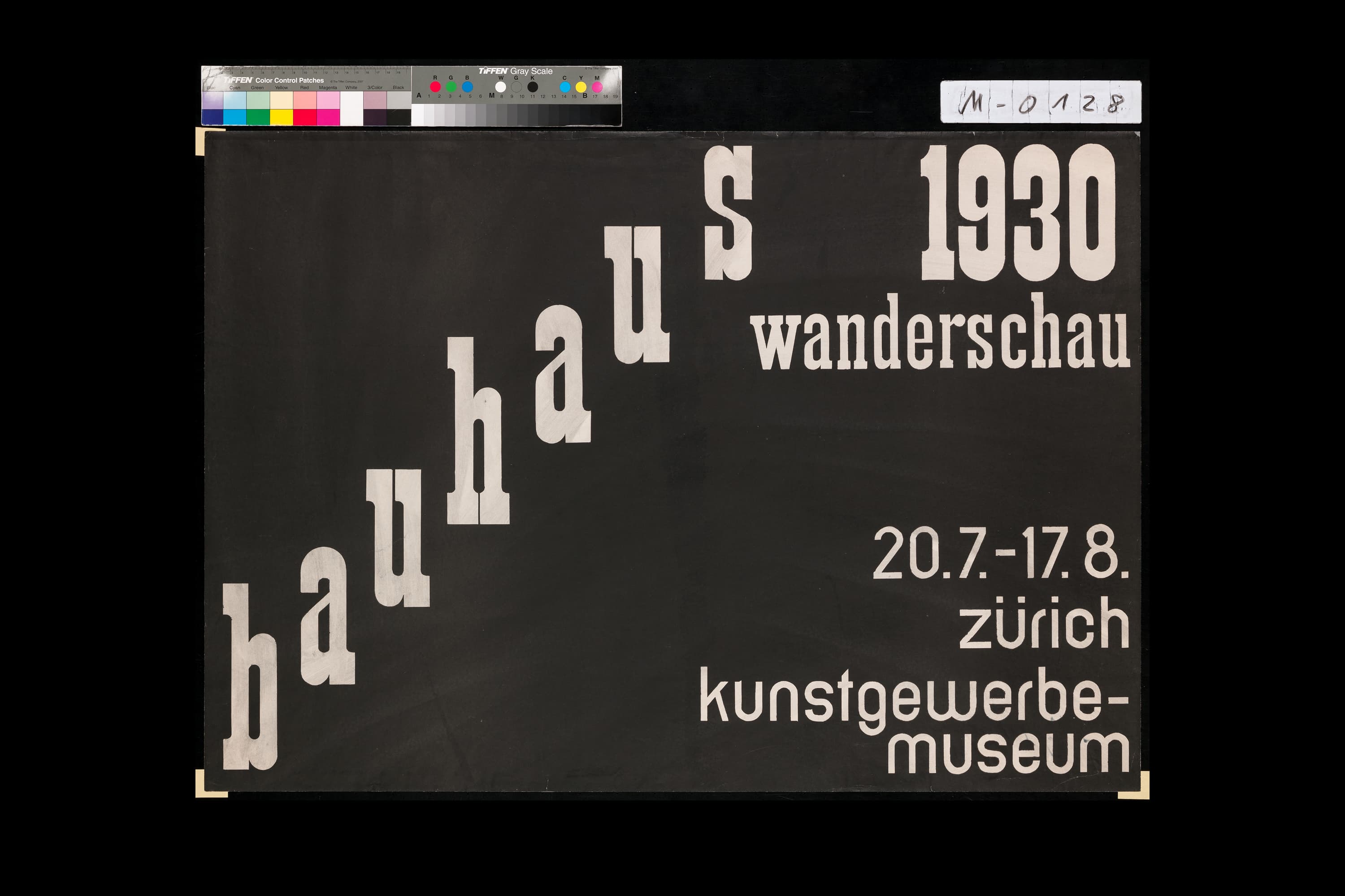 Bauhaus Wanderschau, designer unknown, 1930. Image courtesy: Museum f&uuml;r Gestaltung Z&uuml;rich, Plakatsammlung, ZHdK