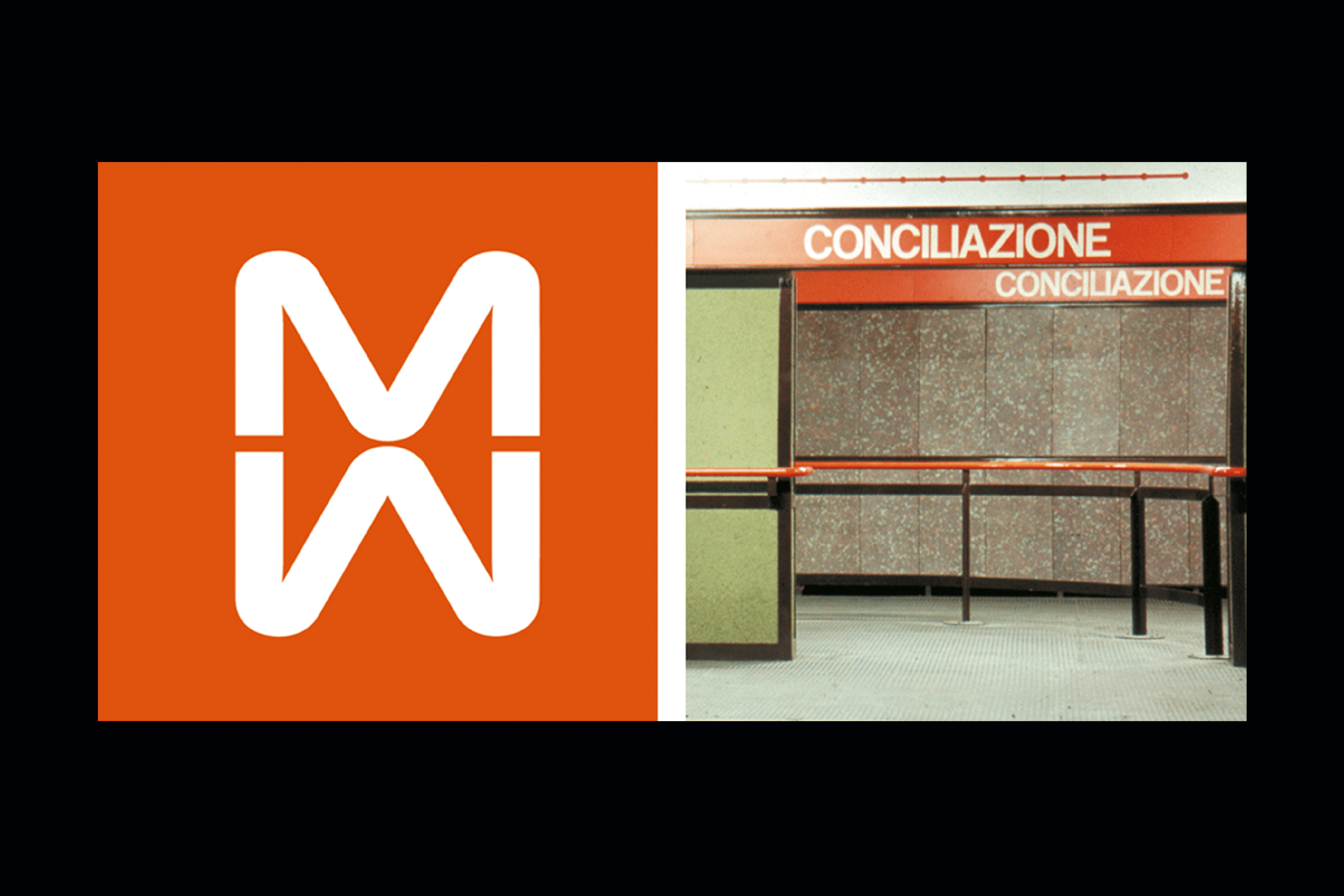 Logo proposal for the Milan Metro by Bob Noorda, 1964, &copy; Franco Albini Foundation